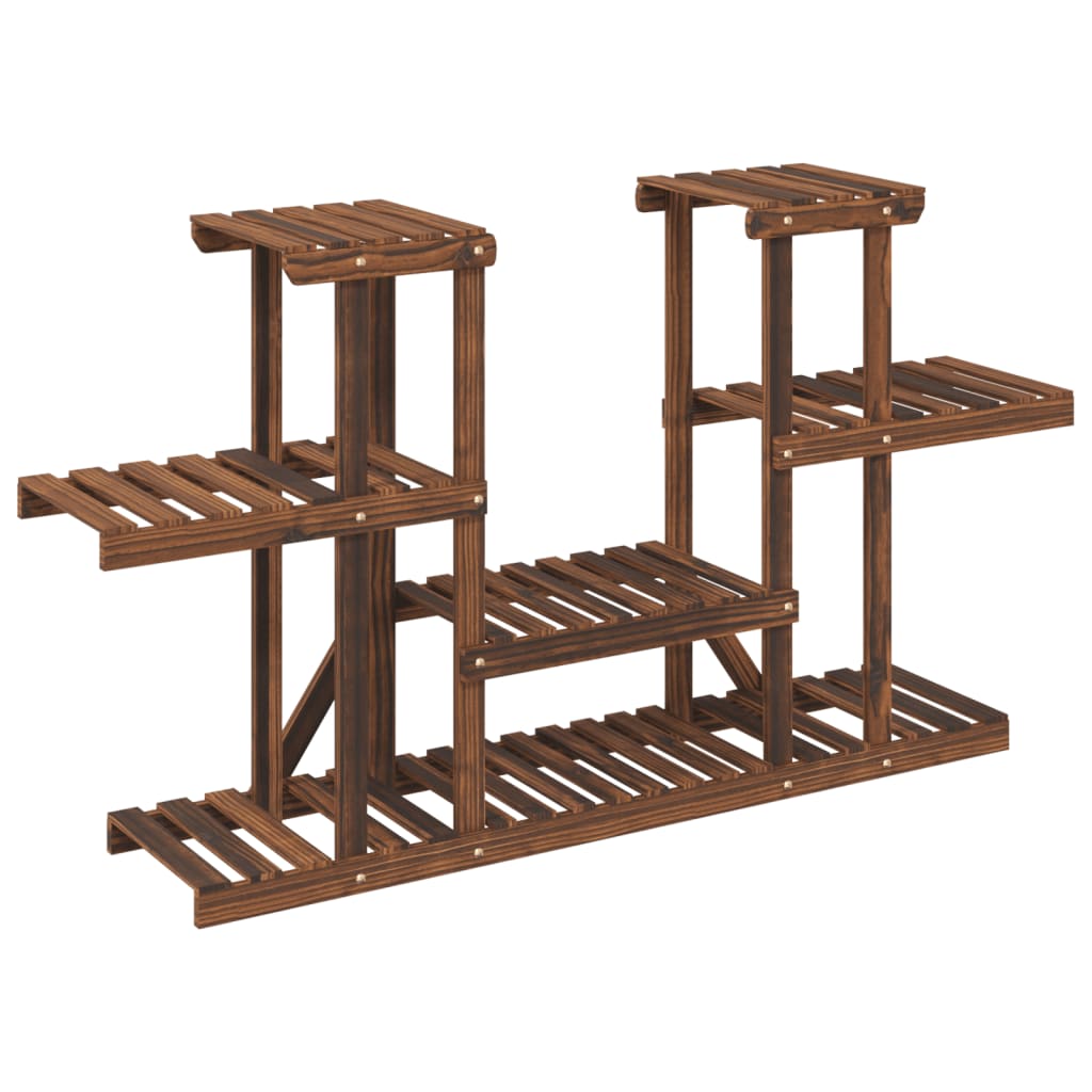 blomsterstativ 110x25x73 cm massivt fyrretræ