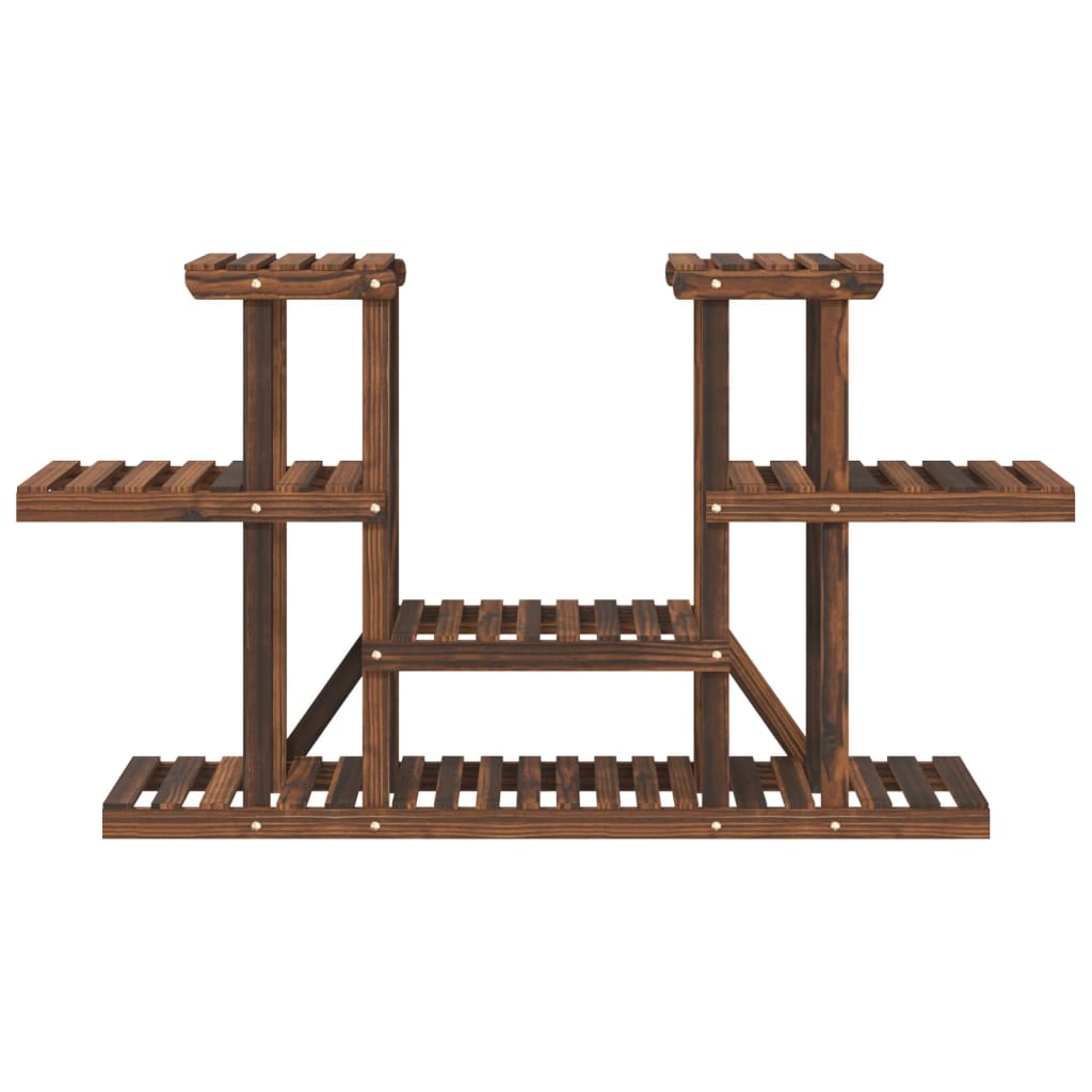 blomsterstativ 110x25x73 cm massivt fyrretræ