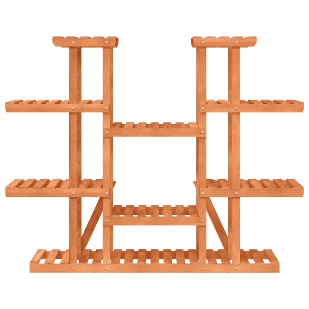 blomsterstativ 110x25x110,5 cm massivt fyrretræ