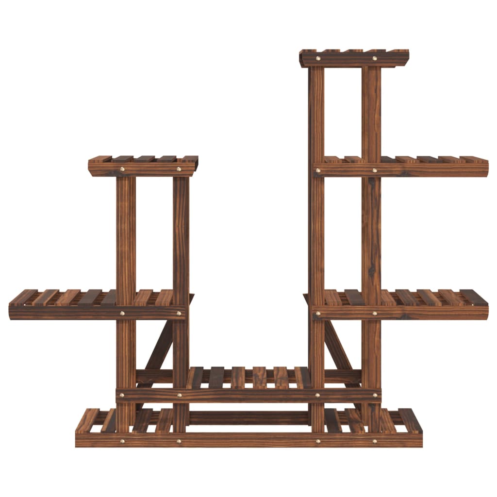 blomsterstativ 95x25x96 cm massivt fyrretræ