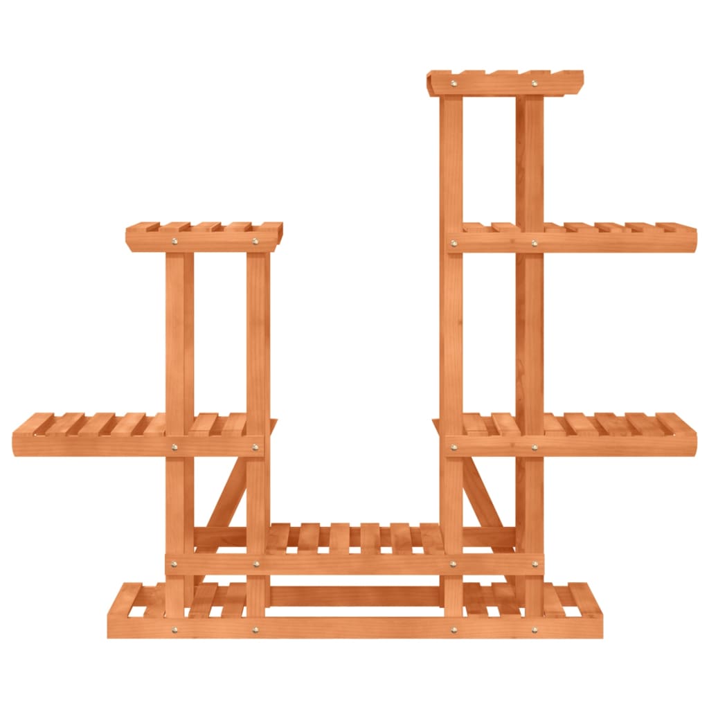 blomsterstativ 95x25x96 cm massivt fyrretræ
