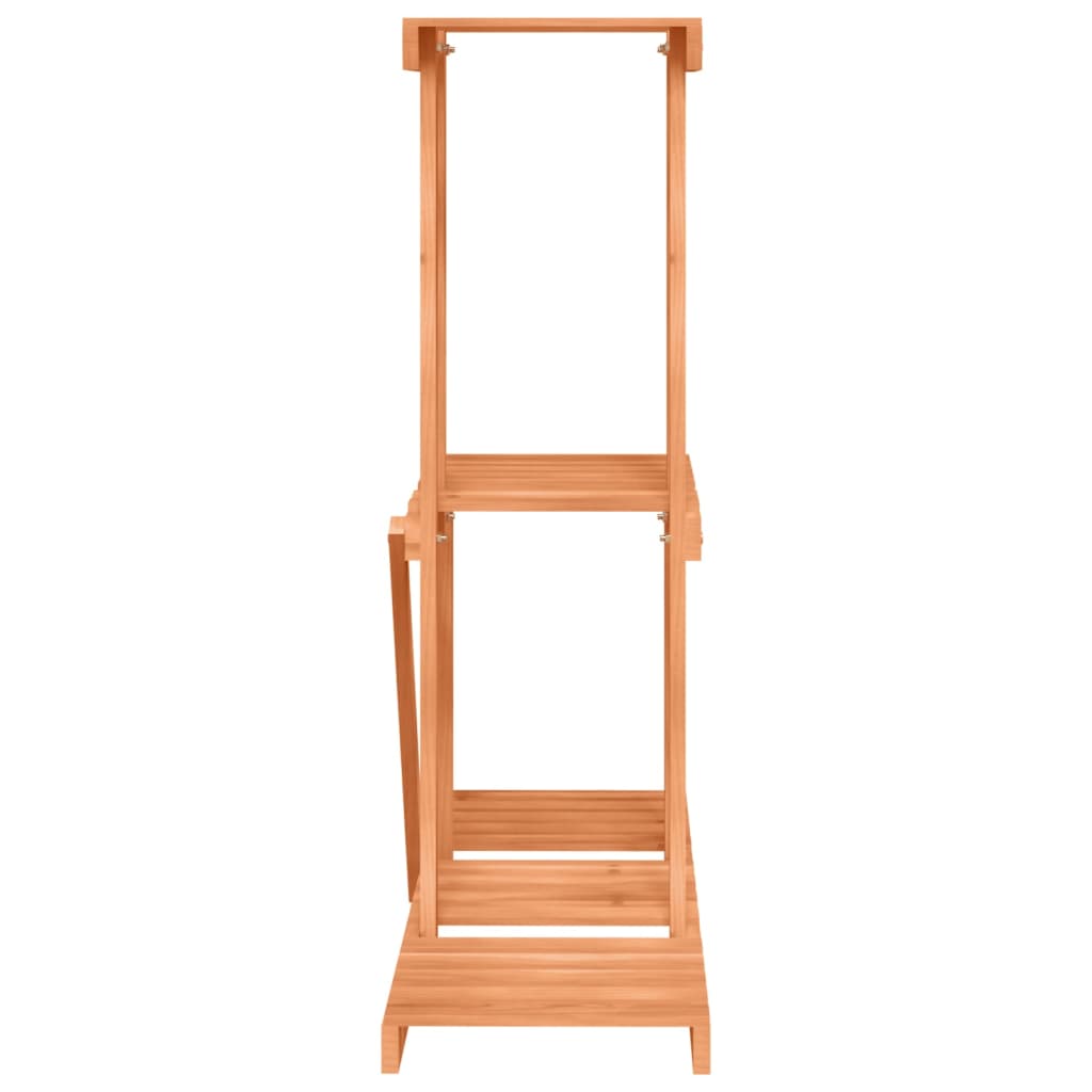 blomsterstativ 81x25x75,5 cm massivt fyrretræ