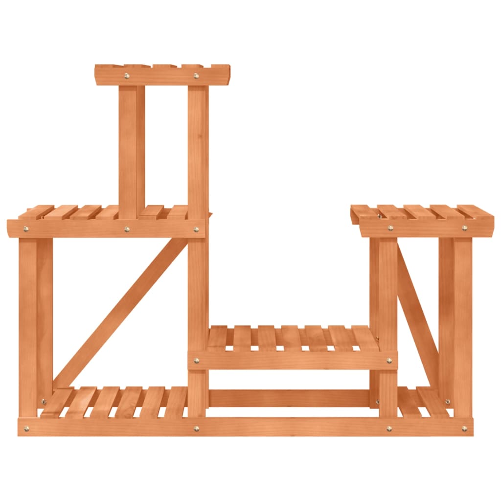 blomsterstativ 90x25x73,5 cm massivt fyrretræ