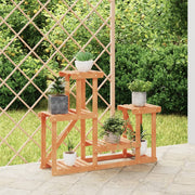 blomsterstativ 90x25x73,5 cm massivt fyrretræ