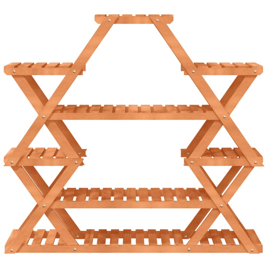 blomsterstativ 110x25x105 cm massivt fyrretræ