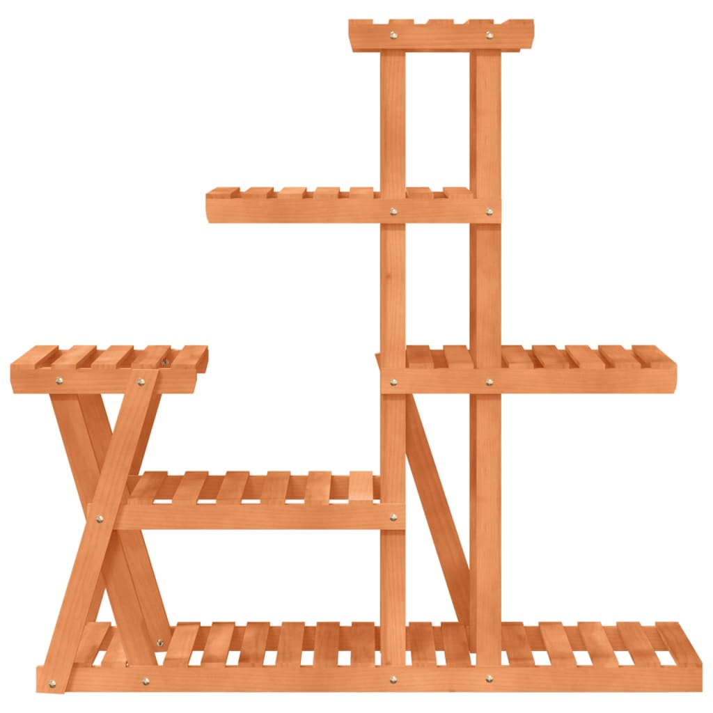 blomsterstativ 95x25x96 cm massivt fyrretræ