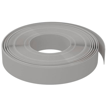 græskanter 5 stk. 10 m 10 cm polyethylen grå