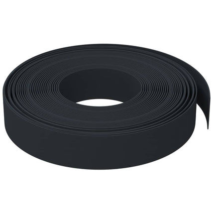 græskanter 4 stk. 10 m 10 cm polyethylen sort