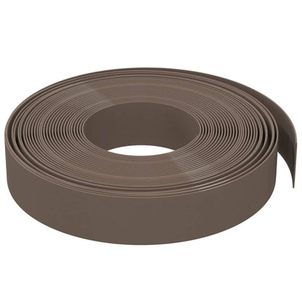 græskanter 5 stk. 10 m 10 cm polyethylen brun