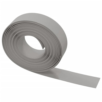 græskanter 2 stk. 10 m 15 cm polyethylen grå