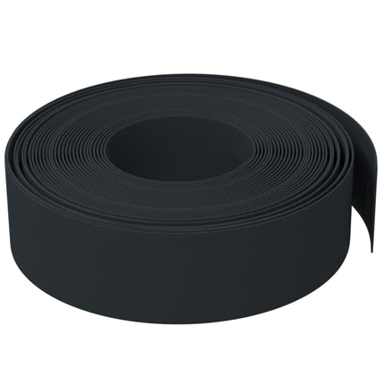 græskanter 2 stk. 10 m 15 cm polyethylen sort