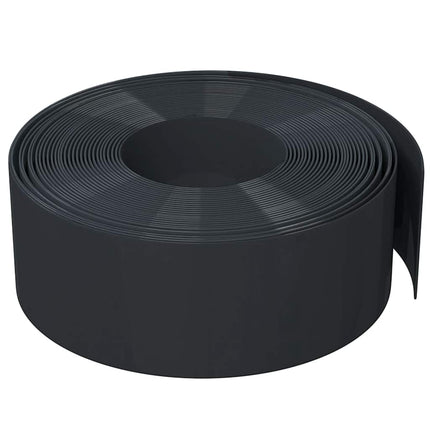 græskanter 2 stk. 10 m 20 cm polyethylen sort