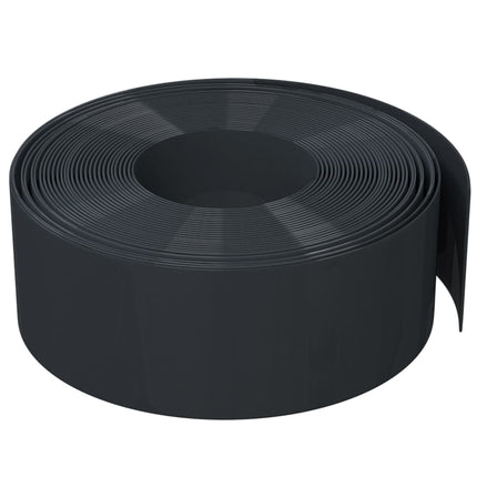græskanter 4 stk. 10 m 20 cm polyethylen sort