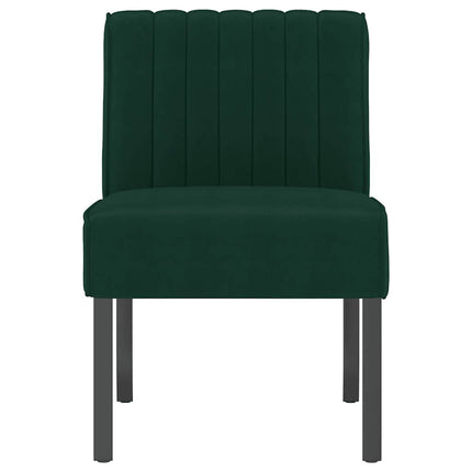 stol velour mørkegrøn