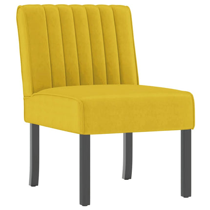 stol velour gul