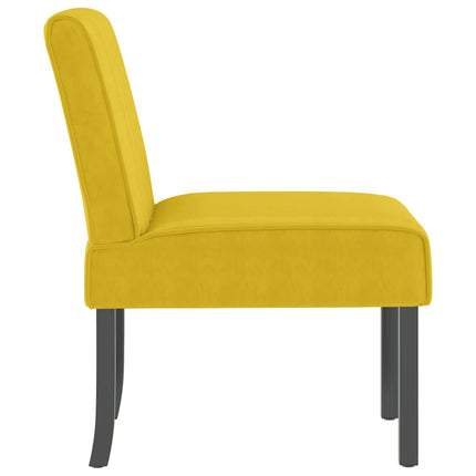 stol velour gul