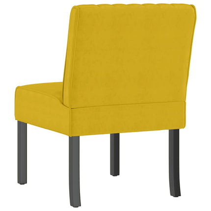 stol velour gul