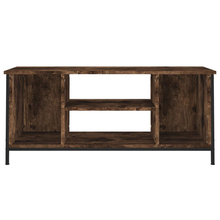 tv-bord 102x35x45 cm konstrueret træ røget egetræsfarve