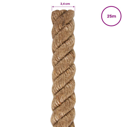 jutereb 25 m langt 24 mm tykt