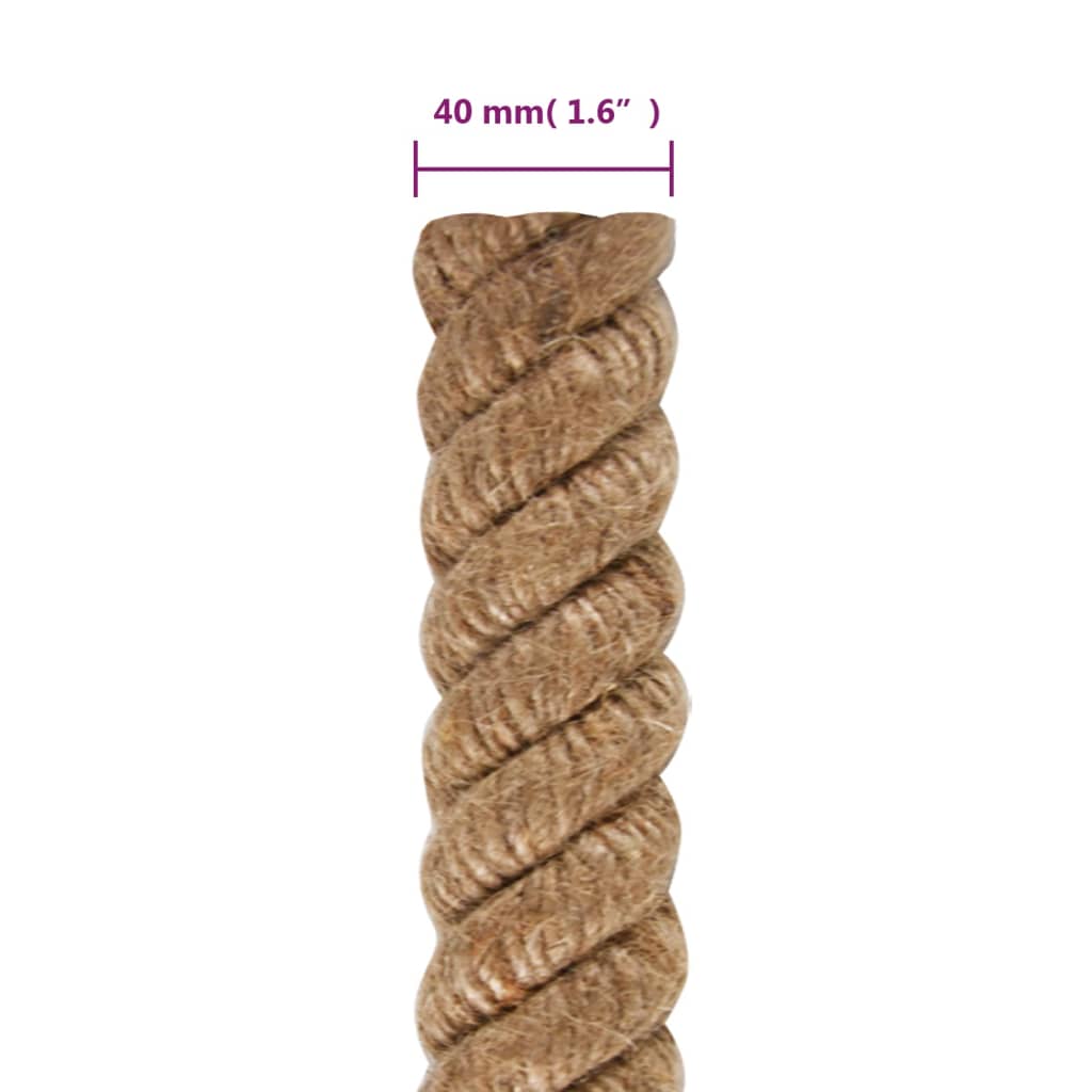 jutereb 25 m langt 40 mm tykt