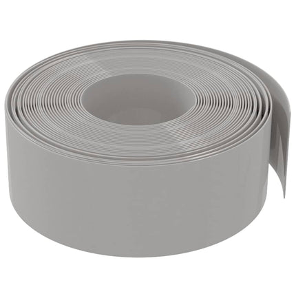 græskant 10 m 20 cm polyethylen grå