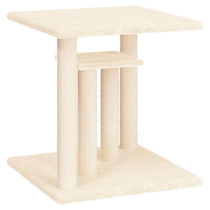 kradsetræ med platforme 50 cm cremefarvet