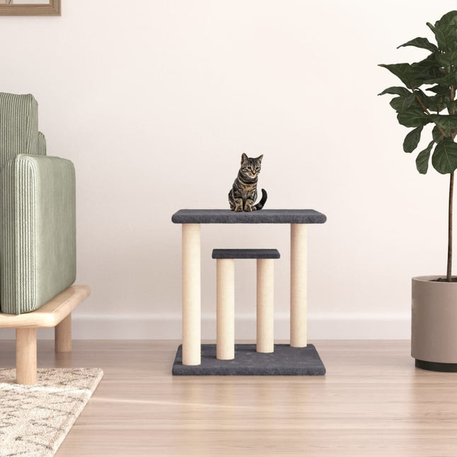 kradsetræ med platforme 50 cm mørkegrå