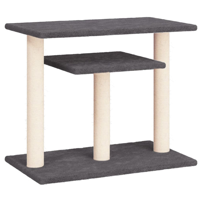 kradsetræ med platforme 62,5 cm mørkegrå
