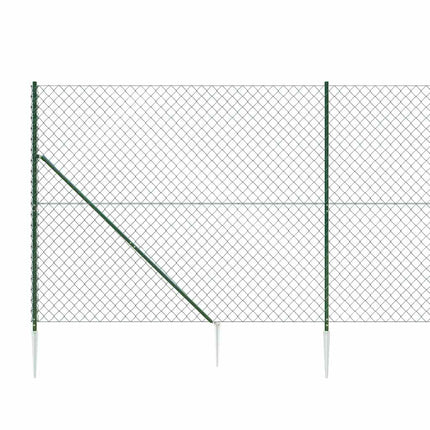 trådhegn med jordspyd 1,4x25 m grøn