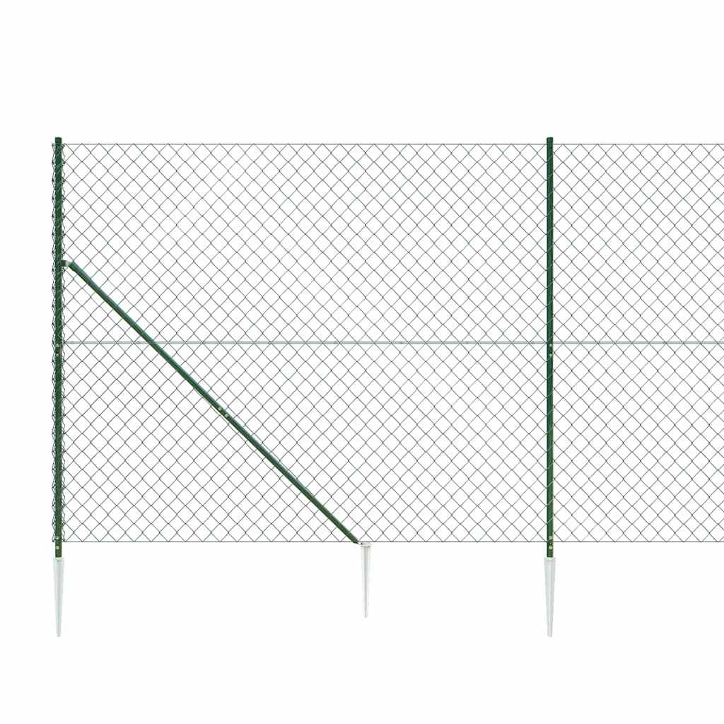 trådhegn med jordspyd 1,4x25 m grøn