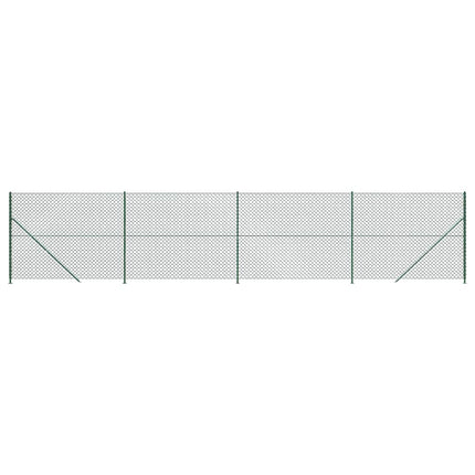 trådhegn med flange 1,6x10 m grøn