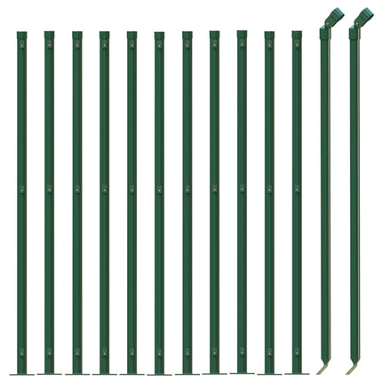 trådhegn med flange 0,8x25 m grøn