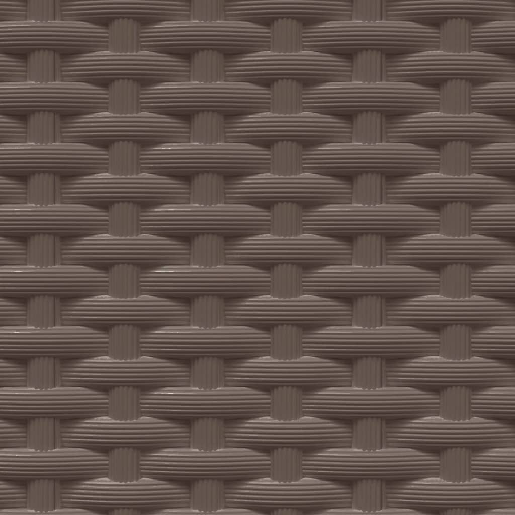 plantekasser 2 stk. 30x30x37 cm polypropylen brun