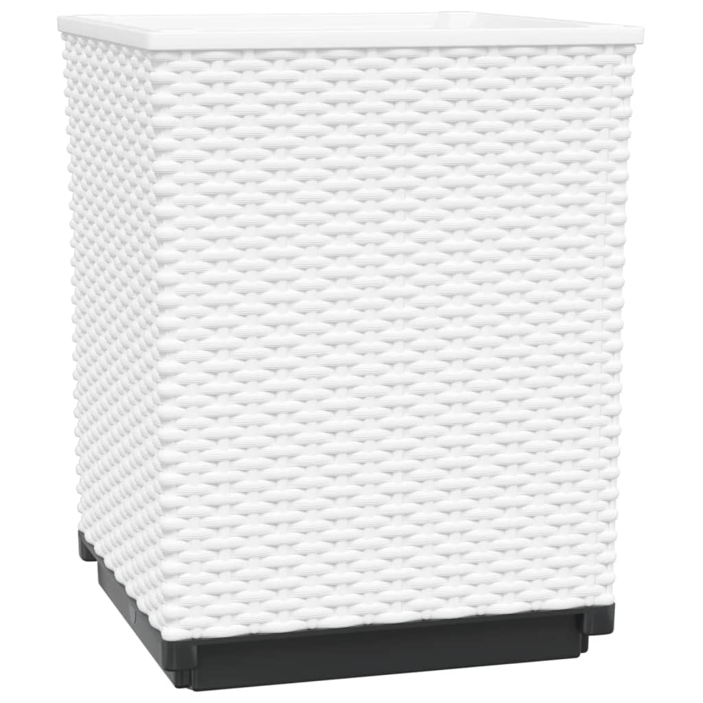 plantekasser 4 stk. 30x30x37 cm polypropylen hvid