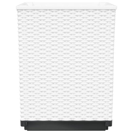 plantekasser 4 stk. 30x30x37 cm polypropylen hvid