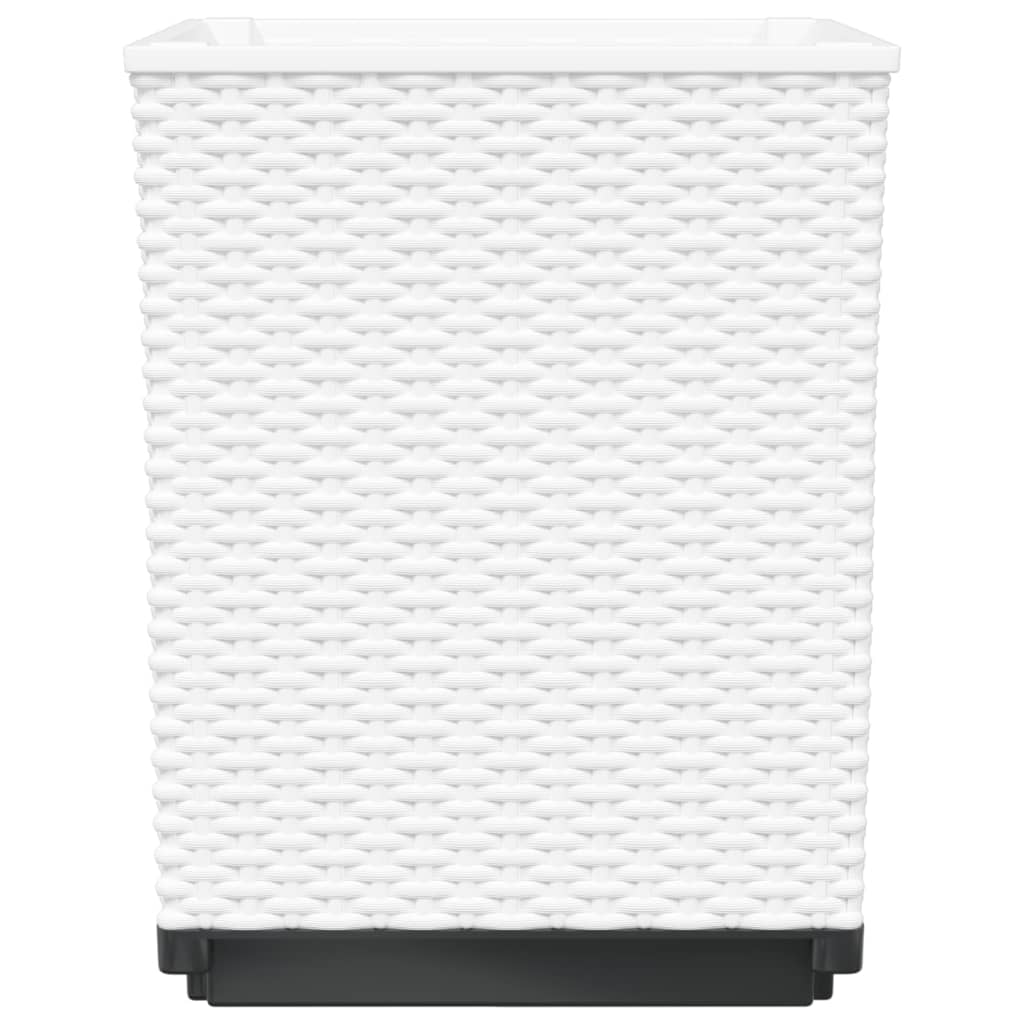 plantekasser 4 stk. 30x30x37 cm polypropylen hvid