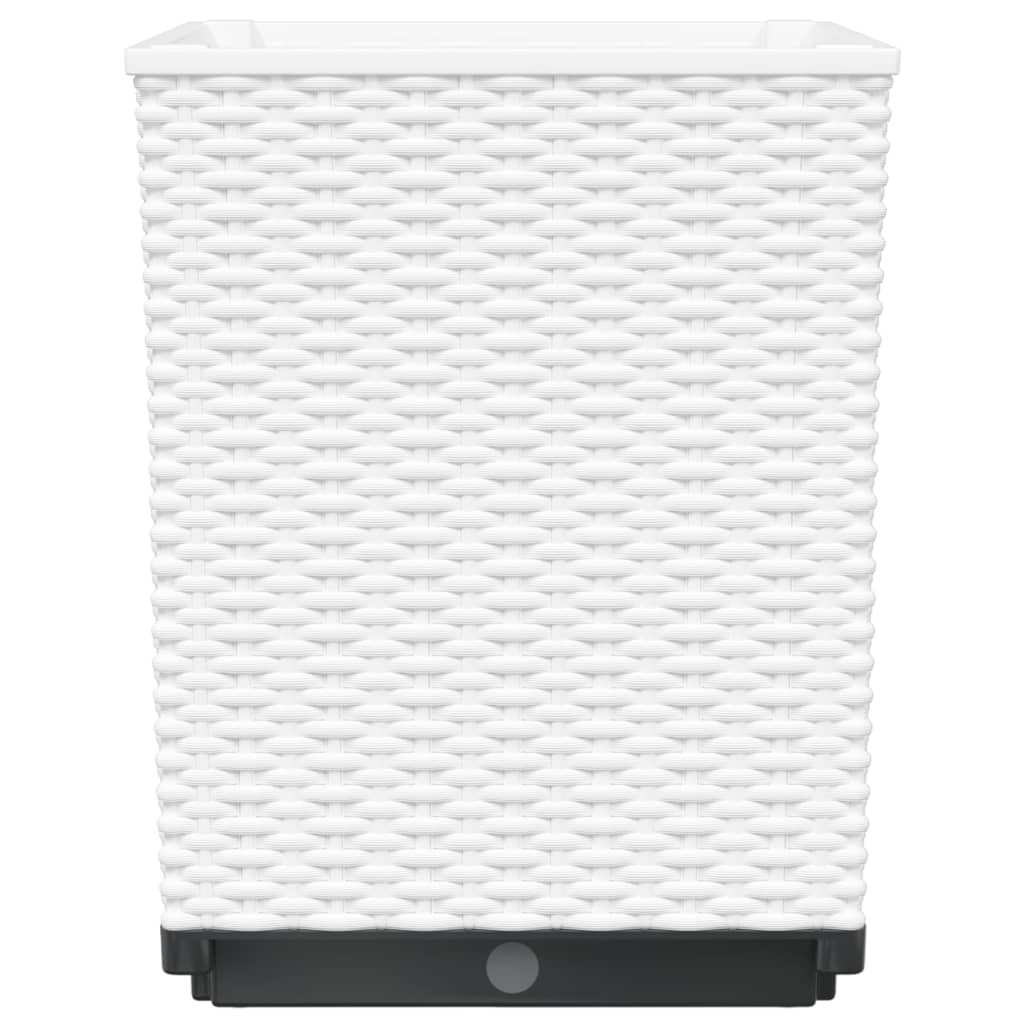 plantekasser 4 stk. 30x30x37 cm polypropylen hvid