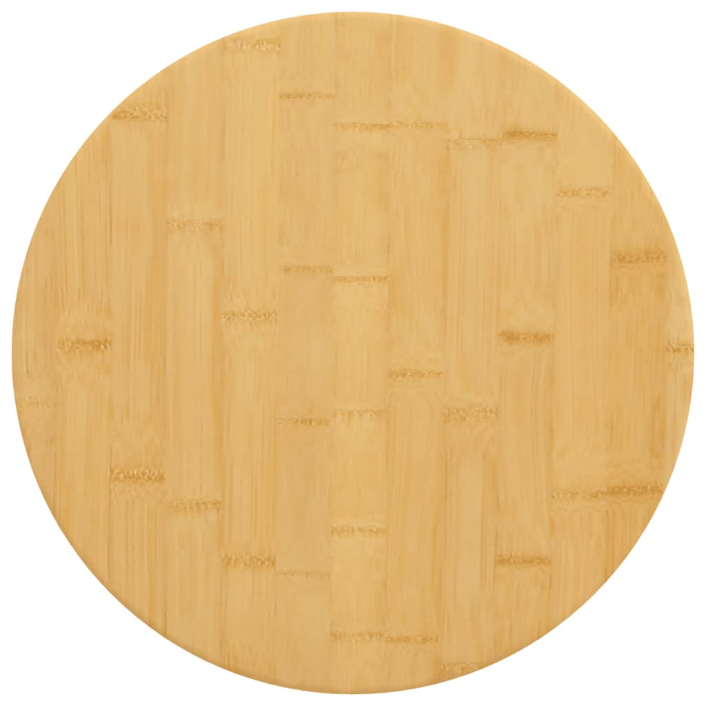 bordplade Ø50x1,5 cm bambus billede
