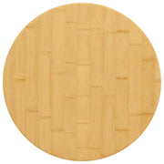 bordplade Ø50x1,5 cm bambus