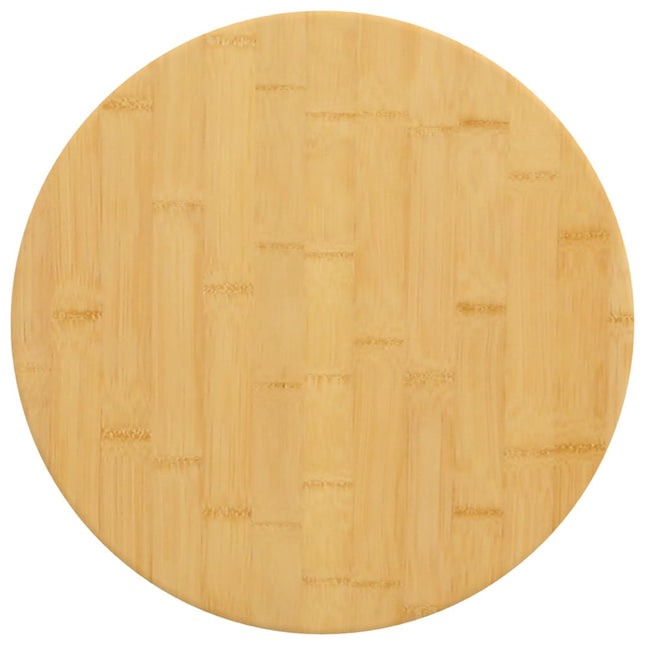 bordplade Ø30x2,5 cm bambus