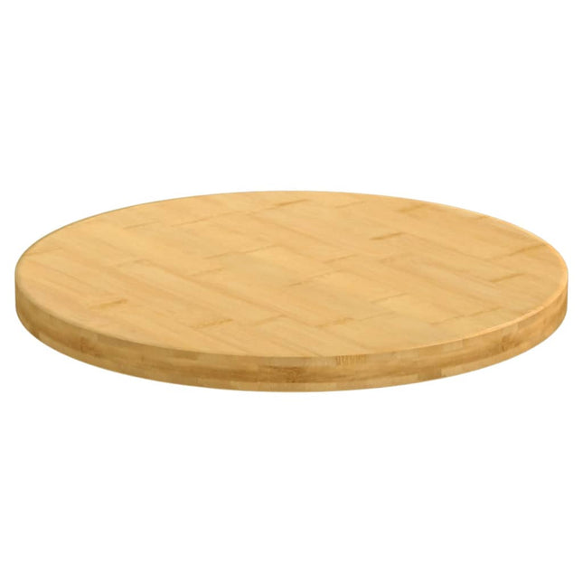 bordplade Ø30x2,5 cm bambus
