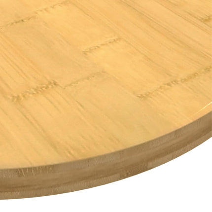 bordplade Ø50x2,5 cm bambus