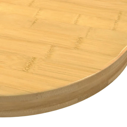 bordplade Ø60x4 cm bambus