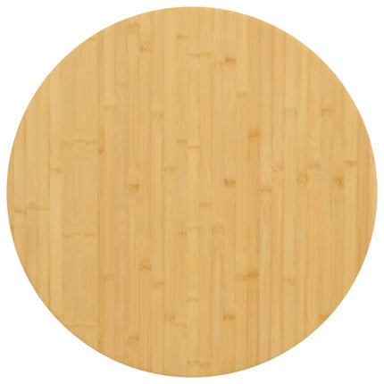 bordplade Ø70x4 cm bambus