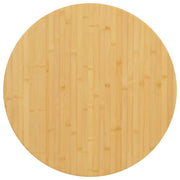 bordplade Ø70x4 cm bambus