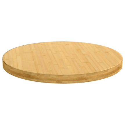 bordplade Ø70x4 cm bambus