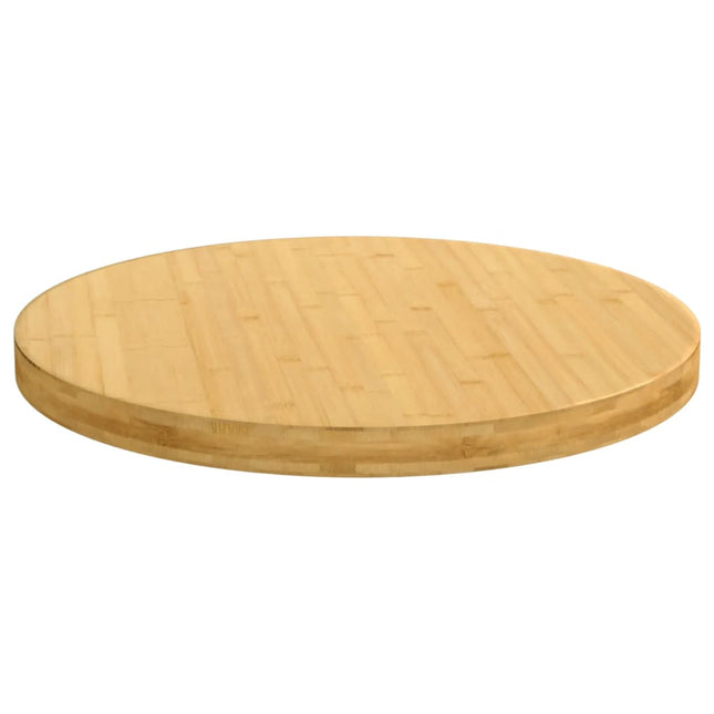 bordplade Ø70x4 cm bambus