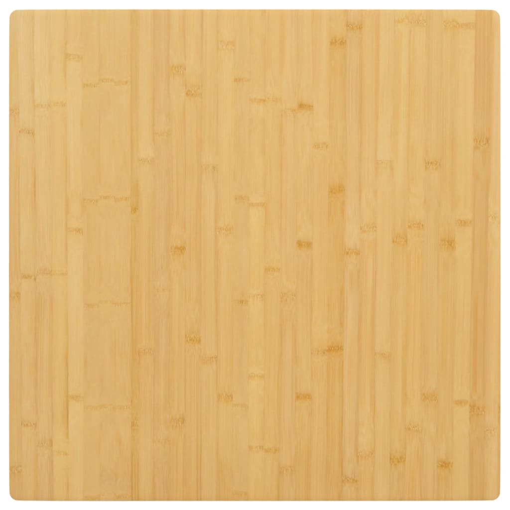 Bordplade i bambus 80 × 80 × 1,5 cm - firkantet