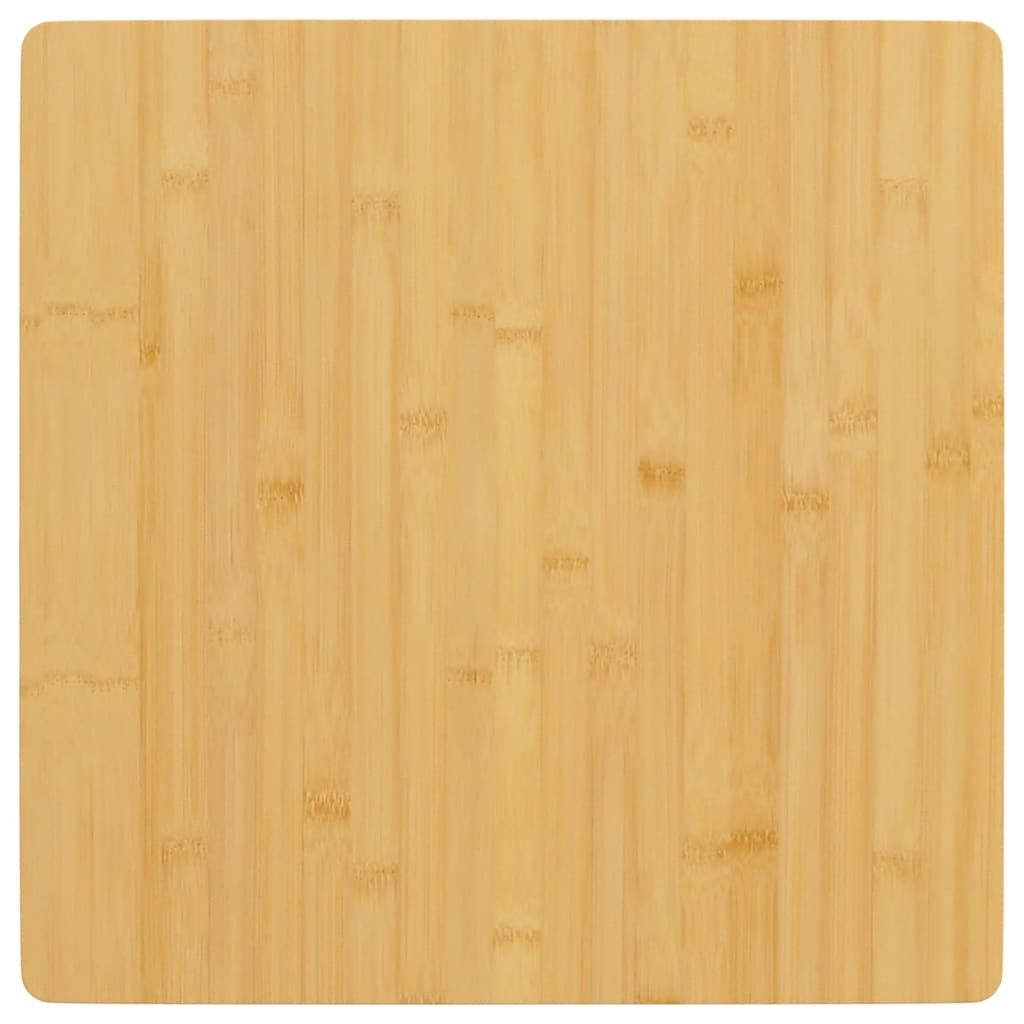 bordplade 50x50x2,5 cm bambus billede