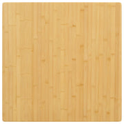 bordplade 80x80x2,5 cm bambus